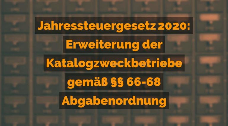 Jahressteuergesetz 2020: Erweiterung der Katalogzweckbetriebe gemäß 66-68 Abgabenordnung | Kanzlei Balg und Willerscheid - Yorckstraße 12 * 50733 Köln
