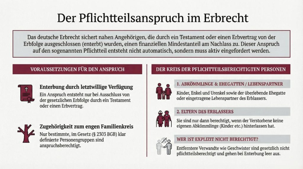 Wie können Sie Ihren Pflichtteil bei einer Erbschaft erfolgreich durchsetzen