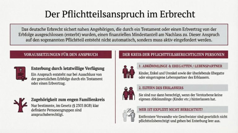 Wie können Sie Ihren Pflichtteil bei einer Erbschaft erfolgreich durchsetzen